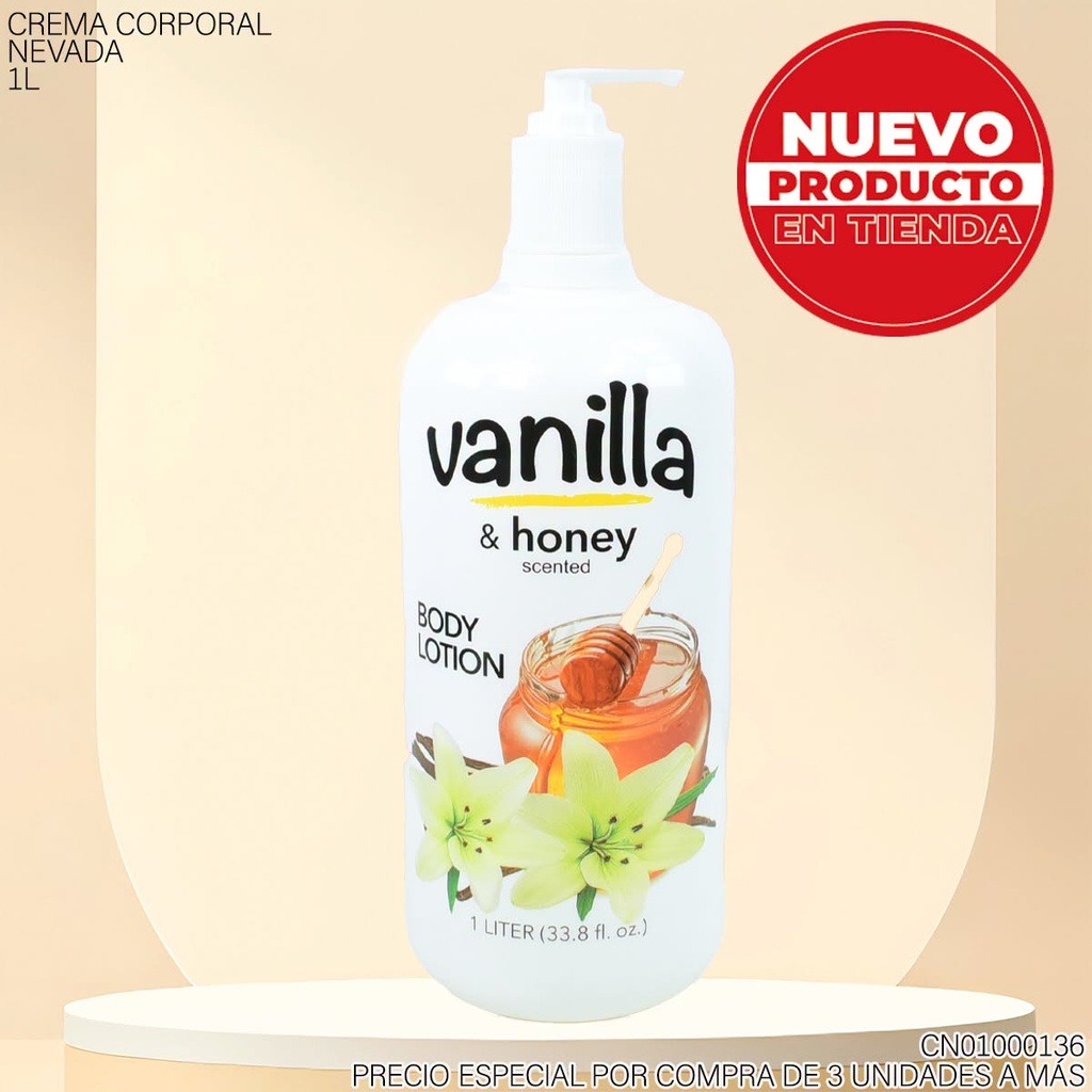 CREMA CORP.VANILLA & HONEY 1LT.3403