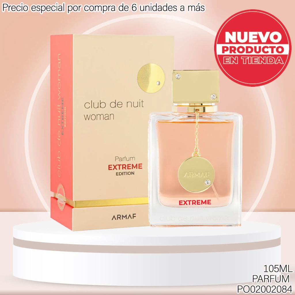 PERFUME ARMAF CLUB DE NUIT WOMAN EXTREME PED 105ML