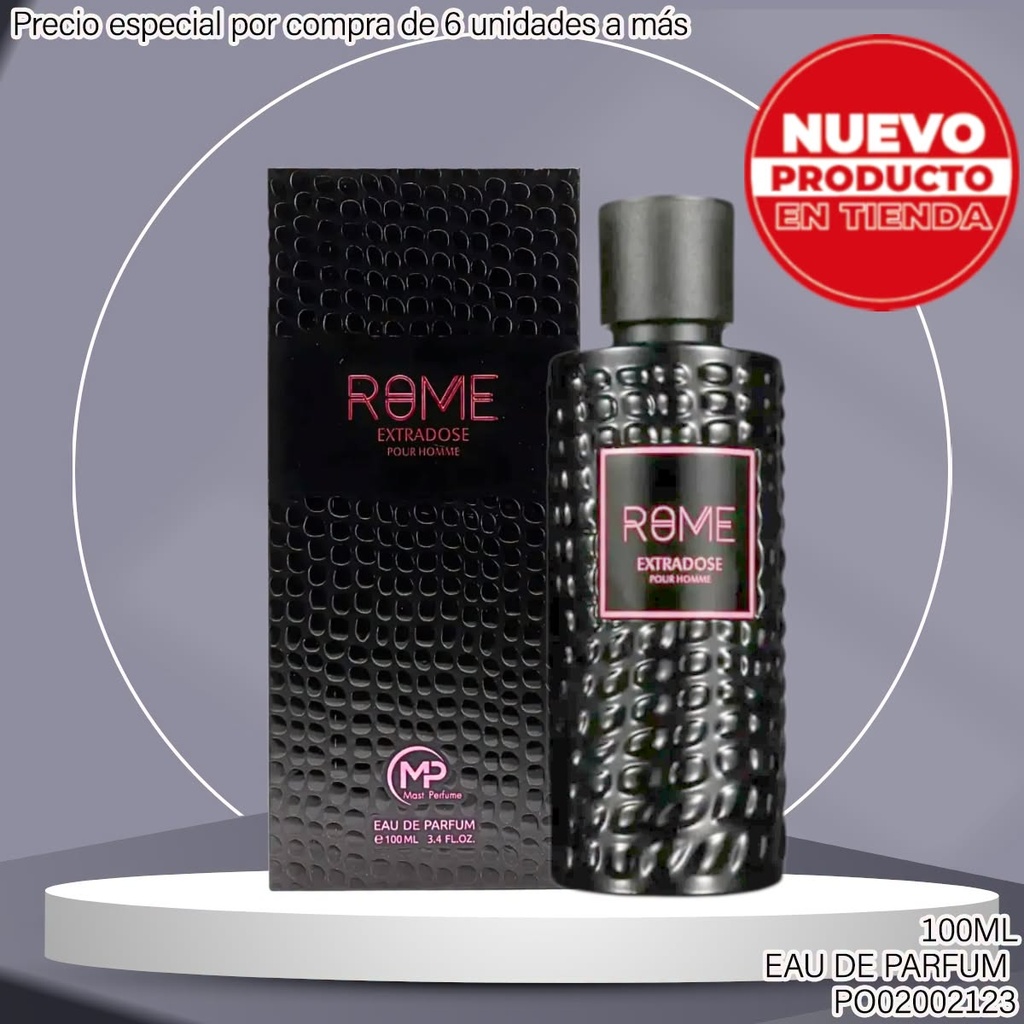 PERFUME ROME EXTRADOSE POUR HOMME BHARARA EDP 100ML