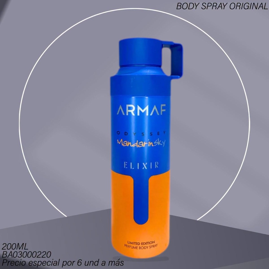 BODY ARMAF ODYSSEY MANDARIN SKY ELIXIR EDP 200ML