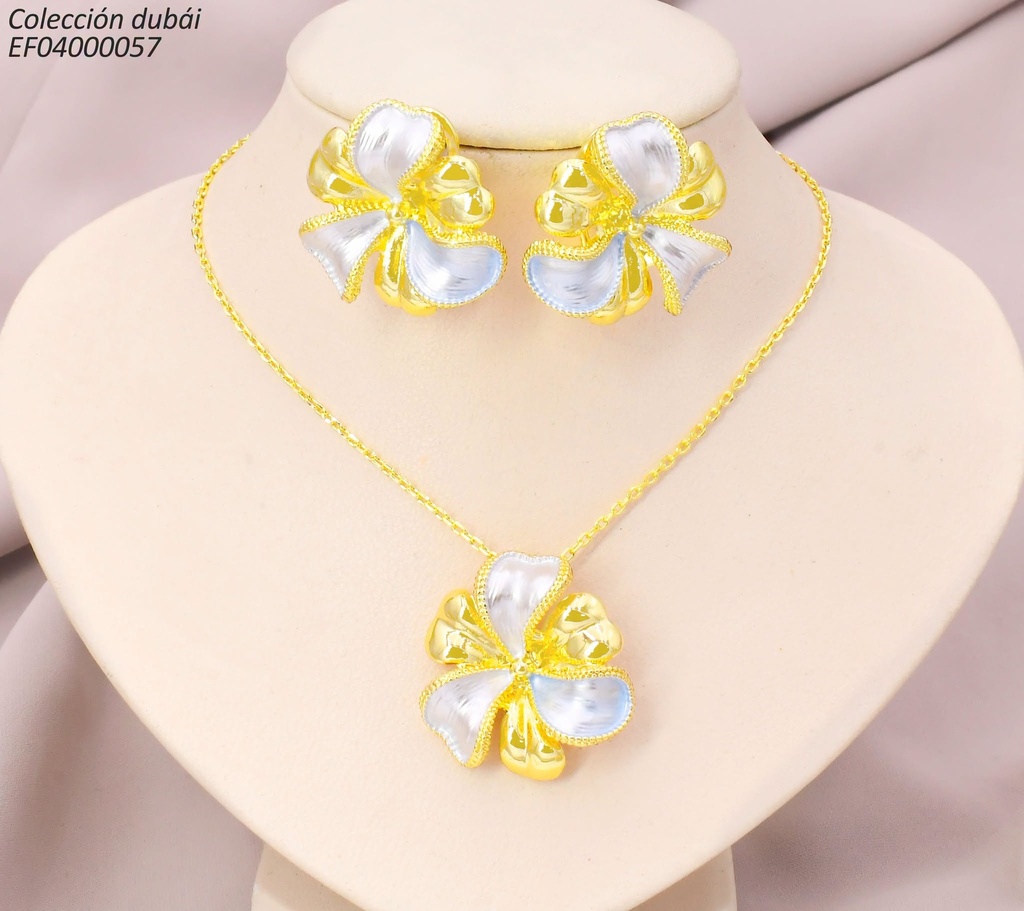 SET DUBAI FLOR GR.DOR.3 PETALOS COL.T117799A  FD26307 (DUB1)