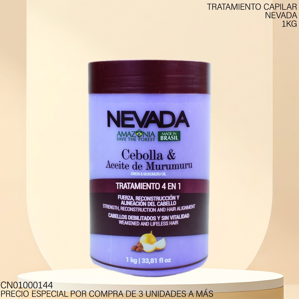 TRATAMIENTO 4EN1 CEBOLLA & ACEITE DE MURUMURU 1KG 3375