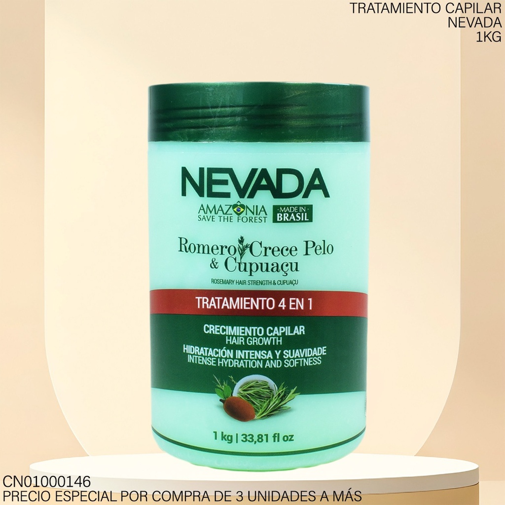TRATAMIENTO 4EN1 ROMERO CRECIMIENTO CAPILAR 1KG 3337