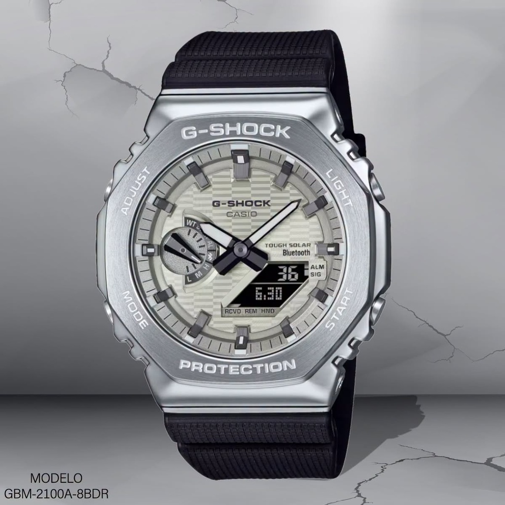 RELOJ CASIO G-SHOCK ANALOGO/DIG. GBM-2100A-8BDR RESINA NEGRA