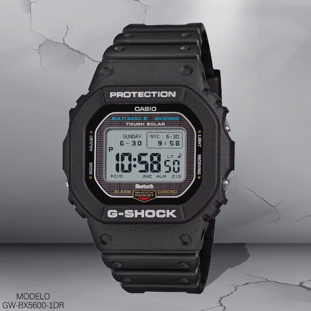 RELOJ CASIO G-SHOCK DIGITAL CAB. GW-BX5600-1DR RESINA NEGRA
