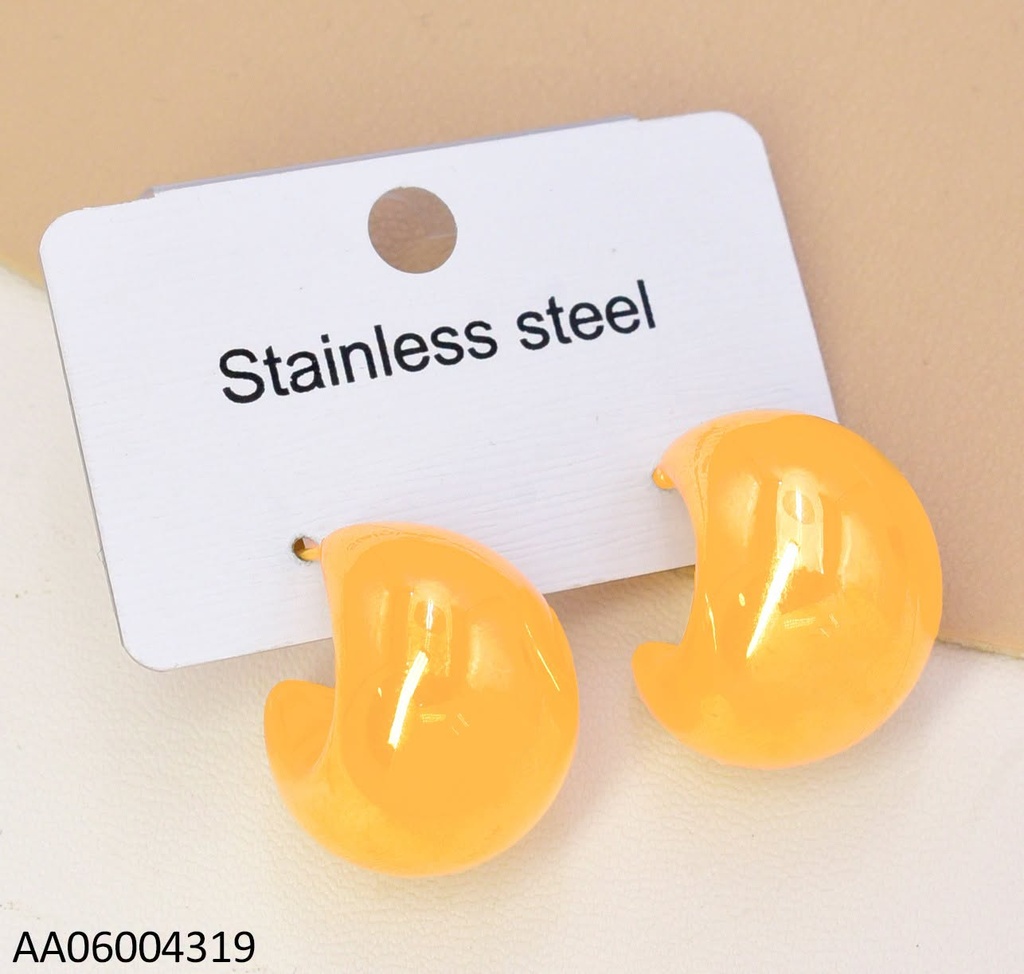 ARETES MEDIA LUNA INFLADA WH260505-W12