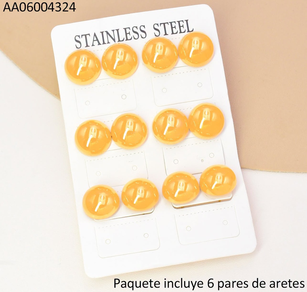 PAQ.6 PARES ARETES MEDIA PELOTA 16MM