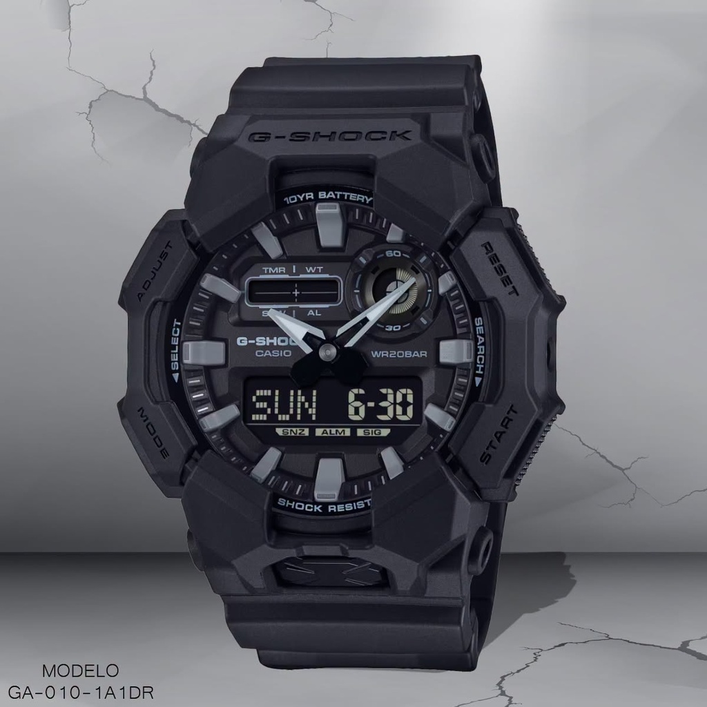 RELOJ CASIO G-SHOCK ANA/DIG CAB.GA-010-1A1DR RESINA NEGRA