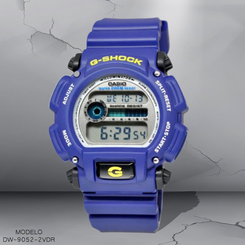 RELOJ CASIO G-SHOCK DIGITAL CAB. DW-9052-2VDR RESINA AZUL