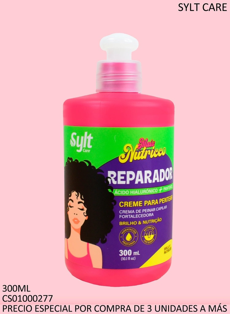 SYLT CARE CREMA REPARADOR ACIDO HIALURÓNICO + PANTENOL 300ML CR0126-001