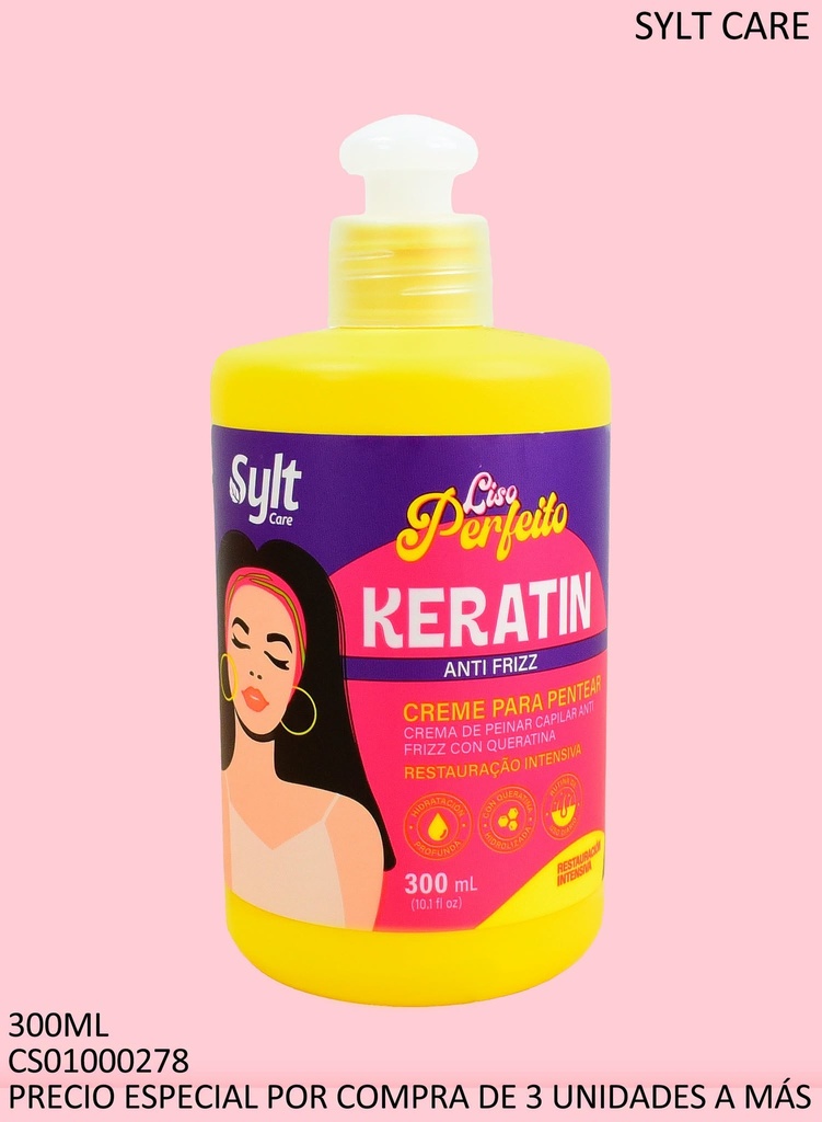 SYLT CARE CREMA DE PEINAR KERATINA 300 ML