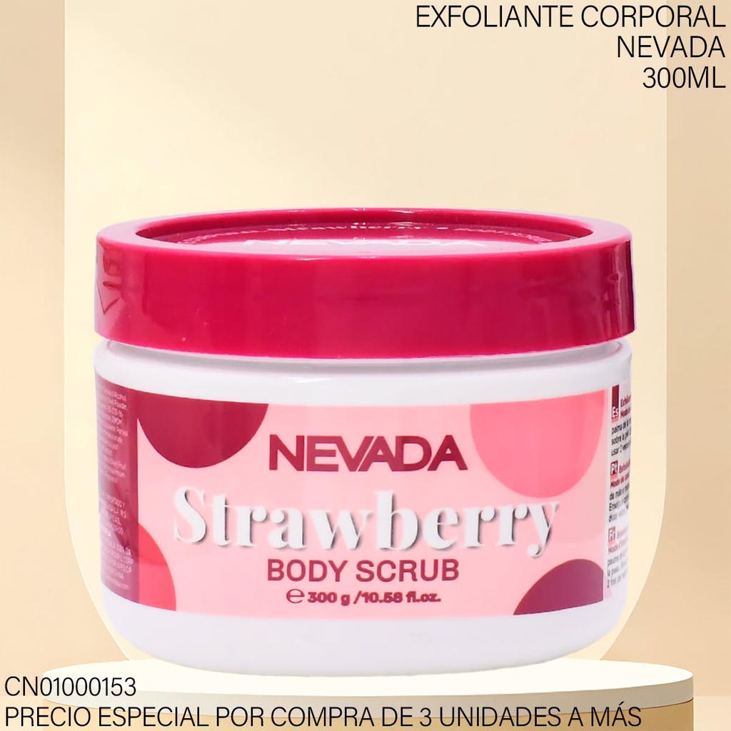 EXFOLIANTE CORPORAL STRAWBERRY 300G NV04888