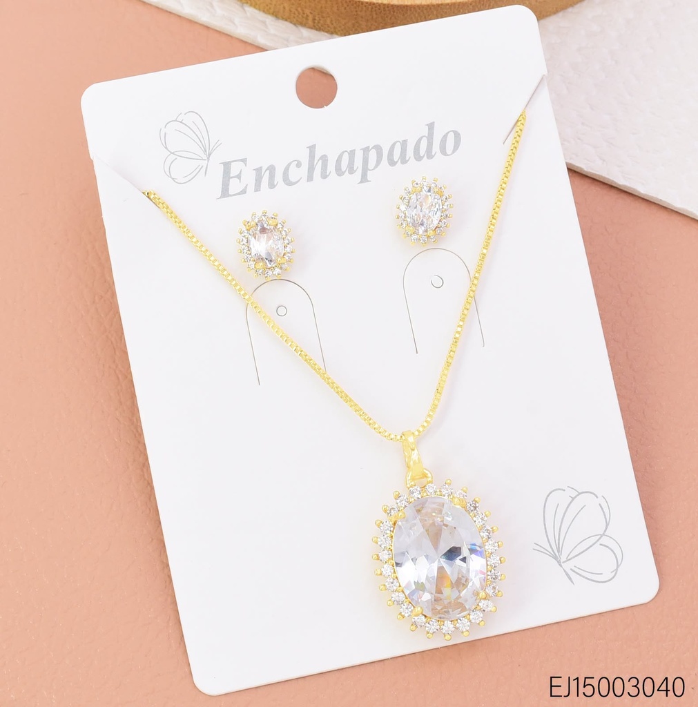 SET OV. ZIRC. CRISTAL SE1579-104 (INV526)