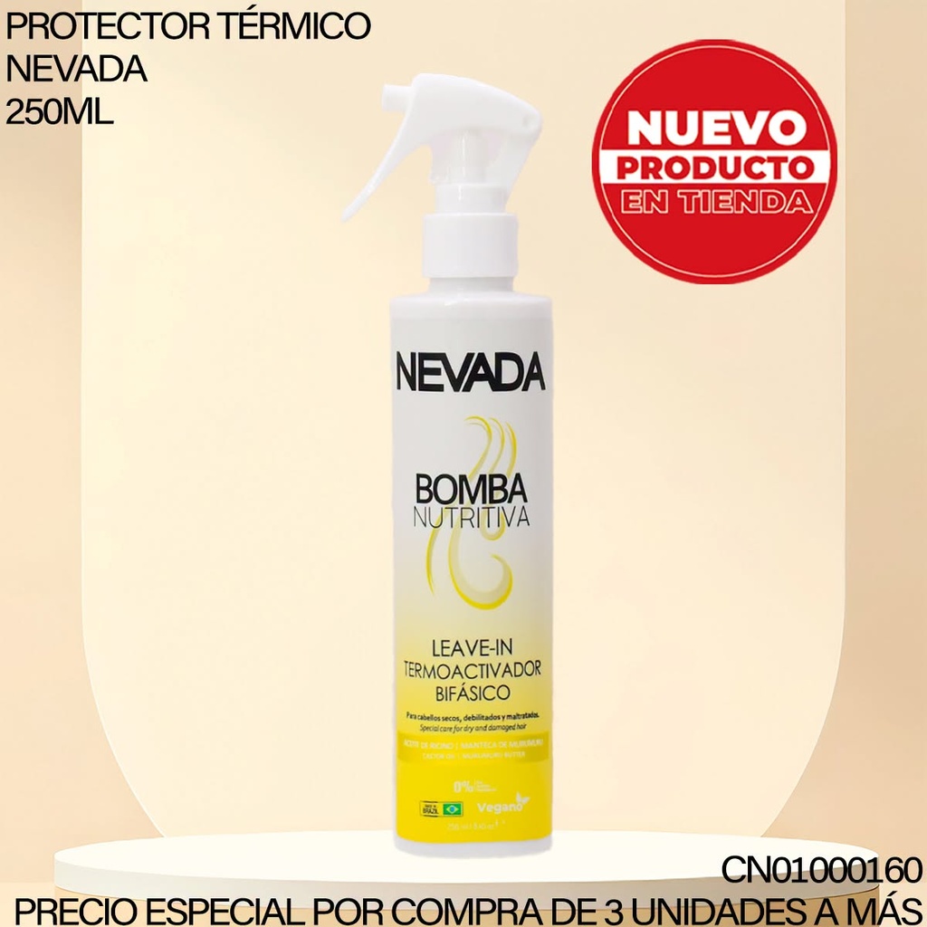 SPRAY CAPILAR NEVADA BOMBA NUTRITIVA 250ML LEAVE IN REF03