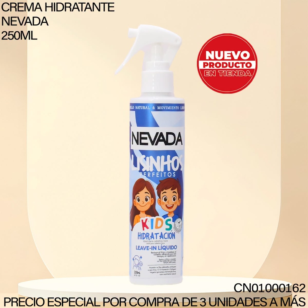 SPRAY CAPILAR NEVADA LISINHOS PERFEITOS KIDS 250ML LEAVE IN