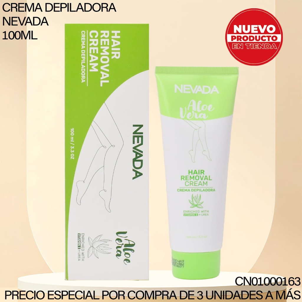CREMA DEPILADORA ALOE VERA NEVADA NV00727 100ML