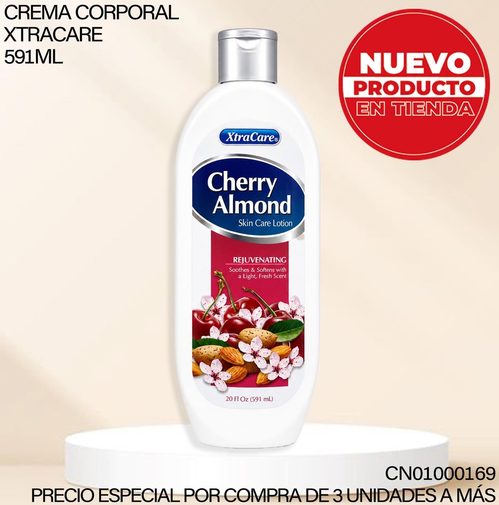 CREMA CORPORAL CHERRY ALMOND XTRACARE 591ML