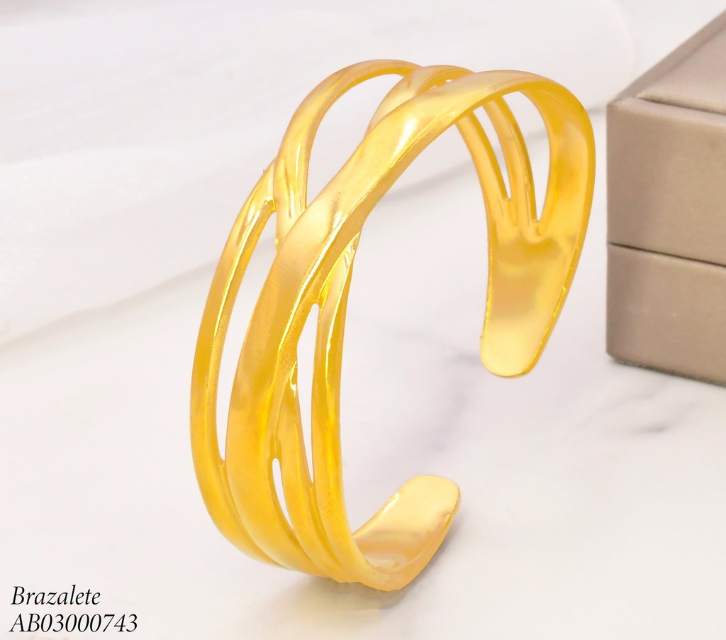 BRAZALETE LINEAS ENTRELAZADAS BA2446-20 (INV526)
