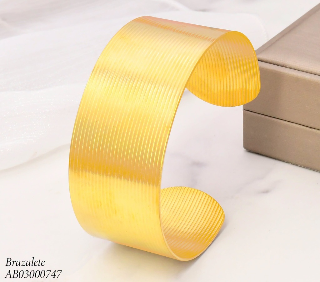 BRAZALETE ANCHO GRAB. LINEAS BA2450-20 (INV526)