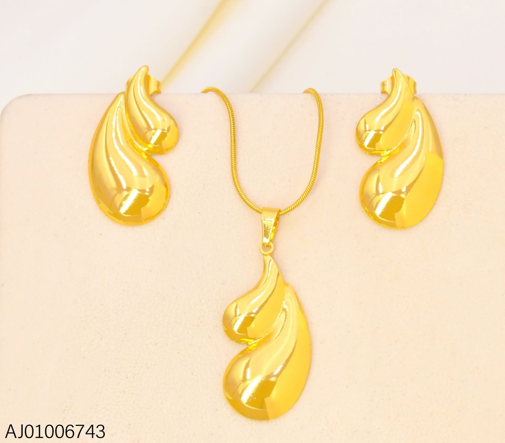 SET 2 GOTAS LISAS GR/PQ SA1400-143 (INV526)