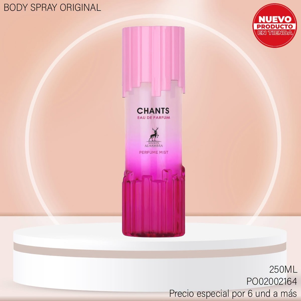 PERFUME MAISON ALHAMBRA CHANTS 250ML