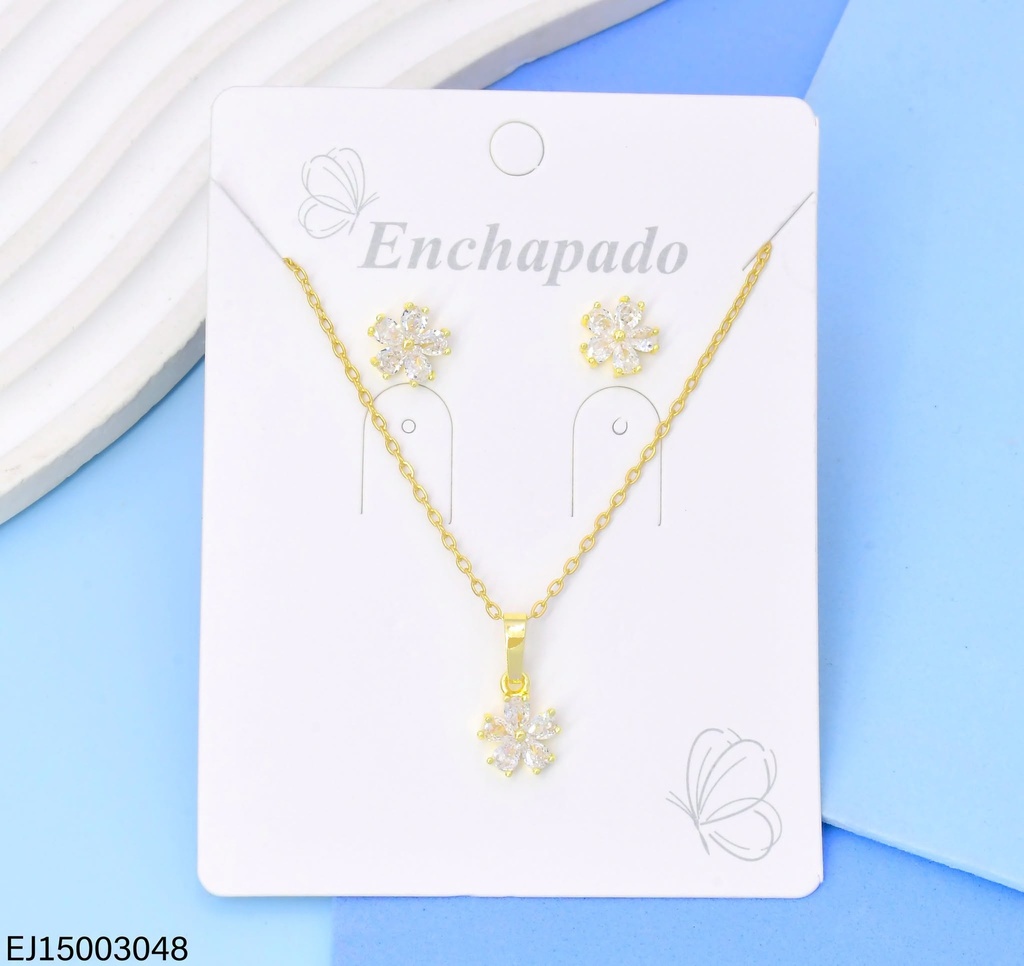 SET FLOR ZIRC. SE1587-144 (INV526)