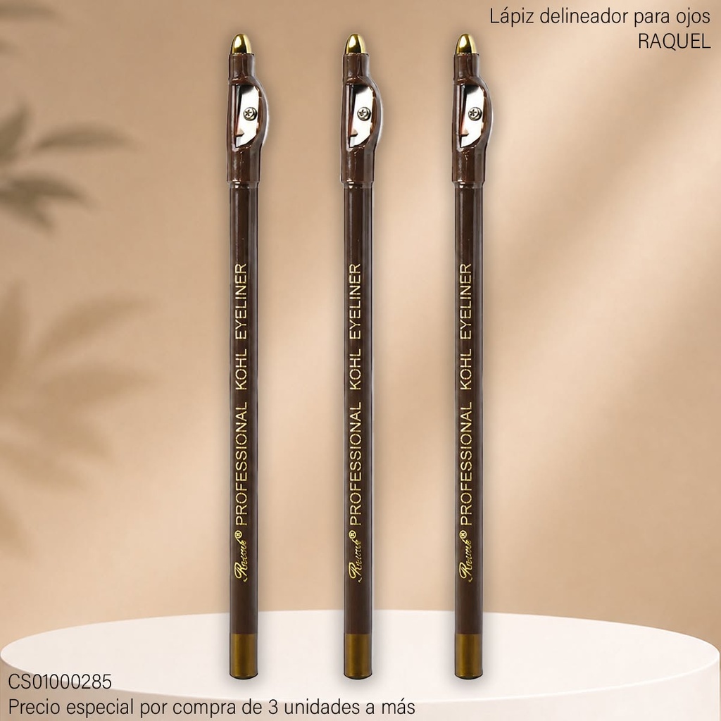 LAPIZ GRANDE C/TAJADOR RAQUEL DARK BROWN 60008DB