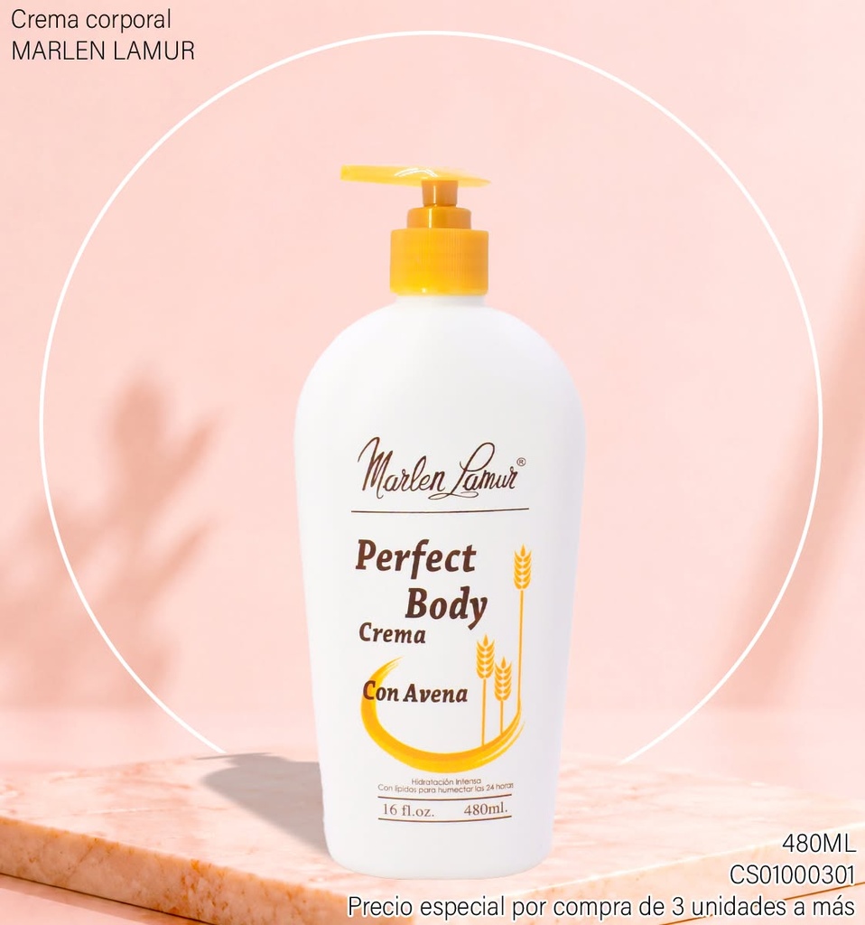 CREMA MARLEN LAMUR AVENA 480ML 10003F