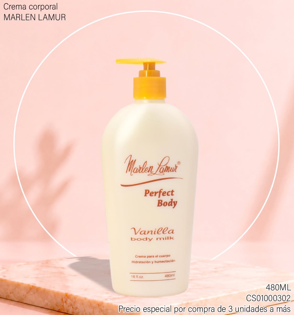 CREMA MARLEN LAMUR VANILLA 480ML 10003G