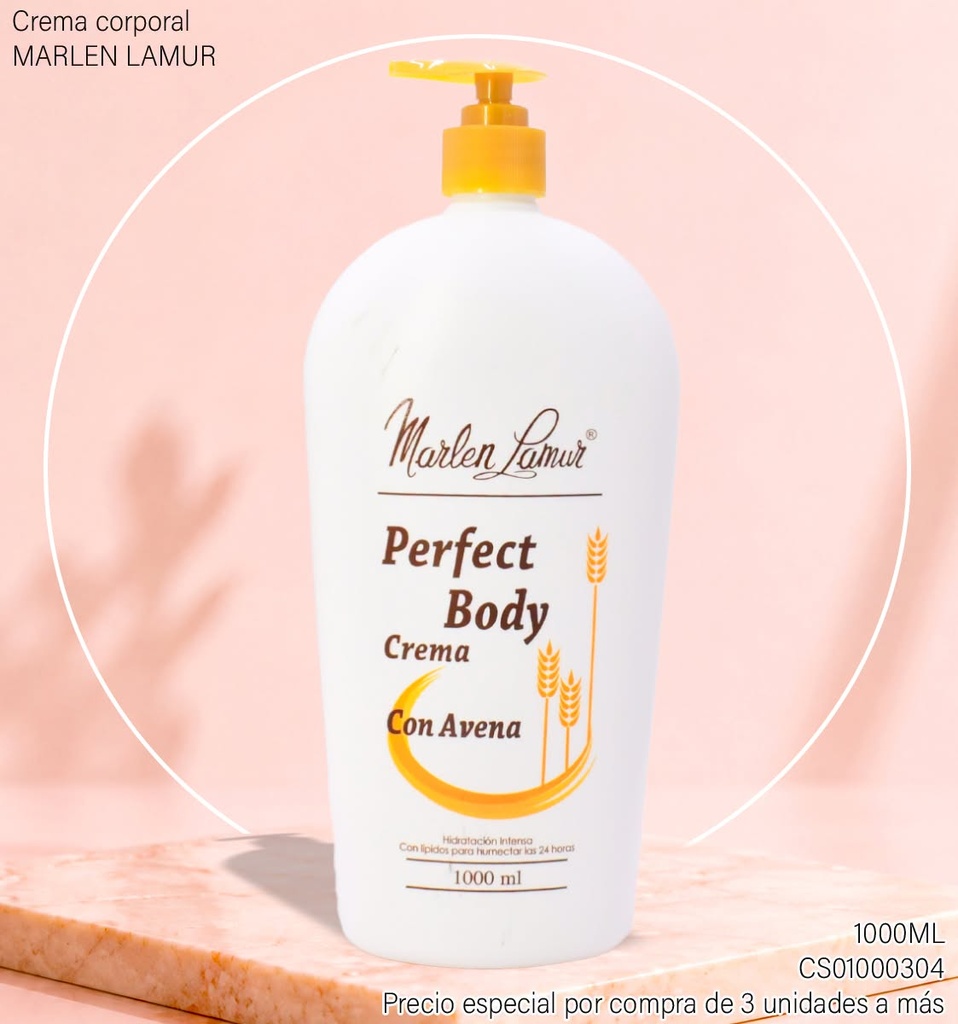 CREMA MARLEN LAMUR AVENA 1000ML 10004P