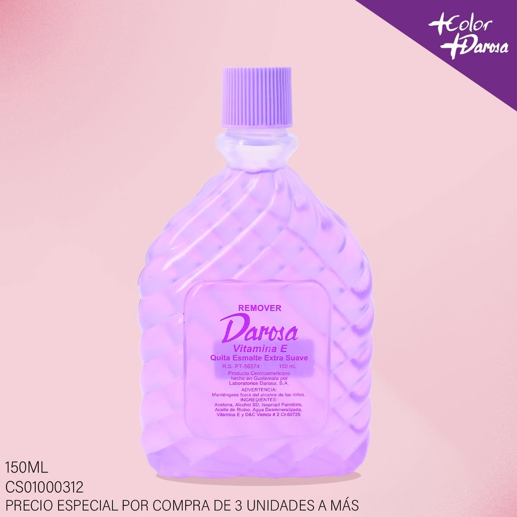 REMOVEDOR DAROSA 150ML SURT. 10048