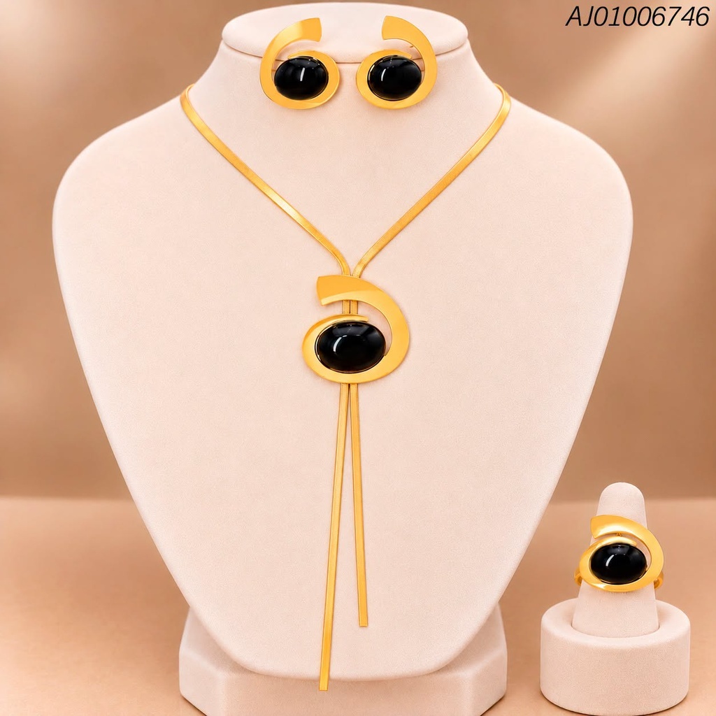 SET "G" C/OV. NEGRO HORIZONTAL C/ANILLO WH260517