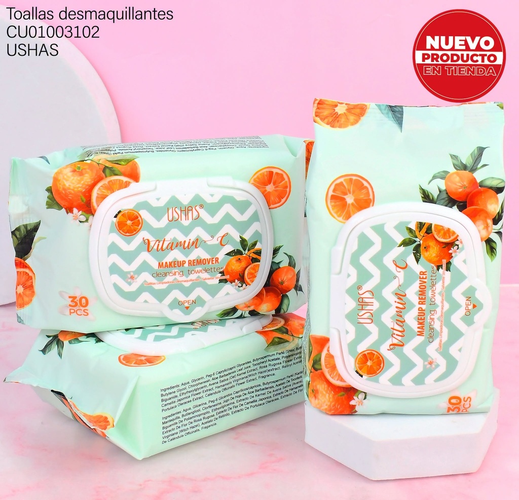 TOALLA DESMAQUILLANTE VITAMINA C HA626-2