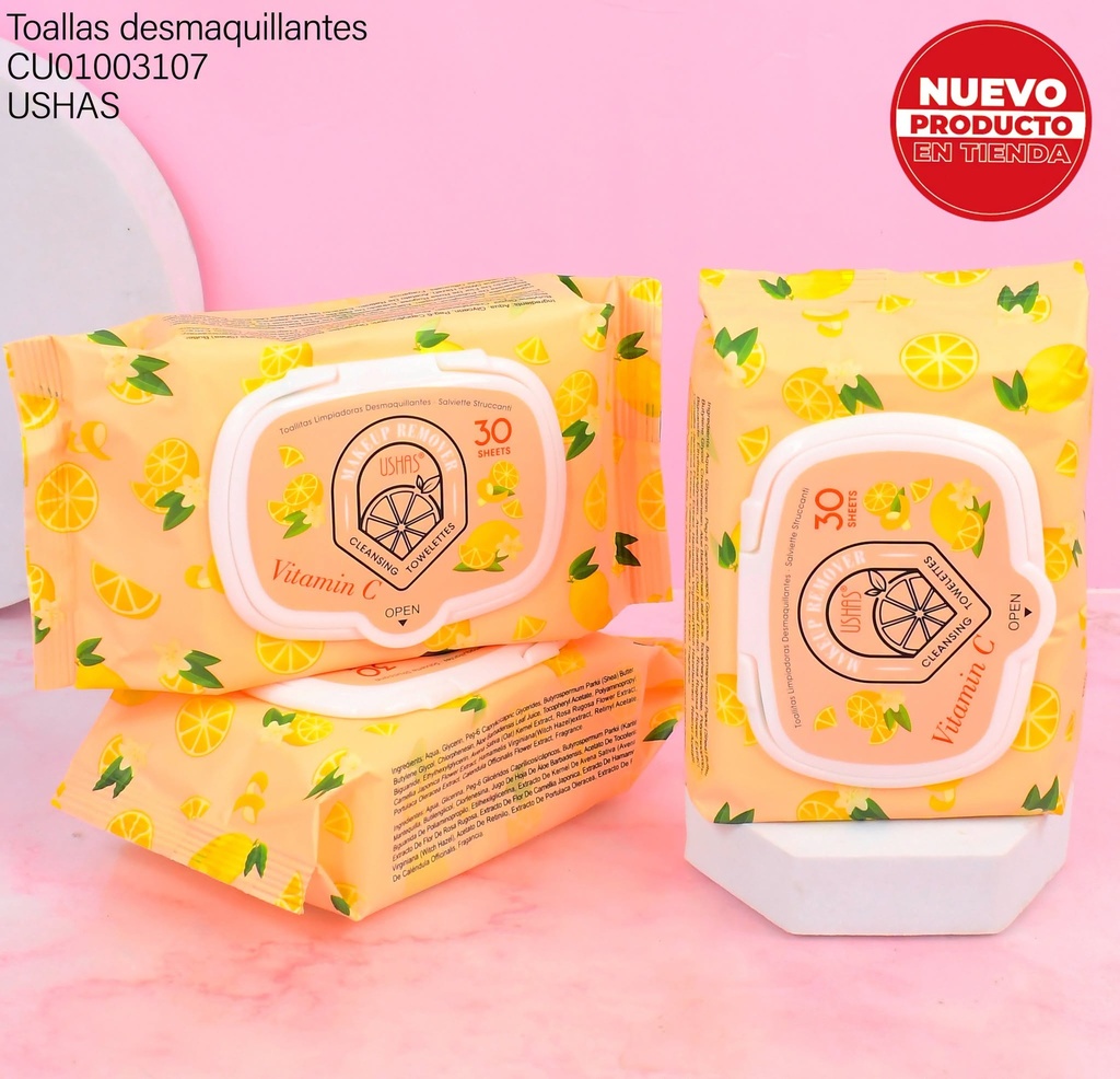 TOALLA DESMAQUILLANTE ORANGE HA593
