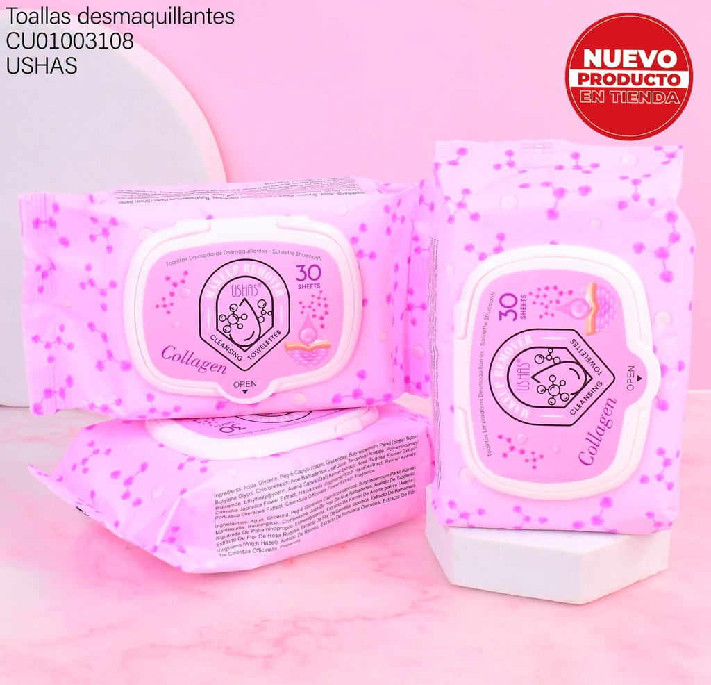 TOALLA DESMAQUILLANTE COLLAGEN HA594