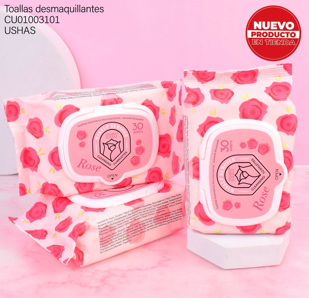 TOALLA DESMAQUILLANTE ROSE HA592