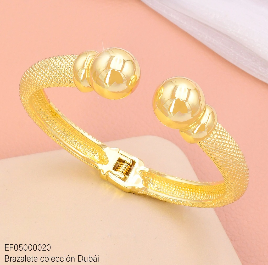 BRAZALETE ESCAMADO C/ 2 PELOTAS  FD27588