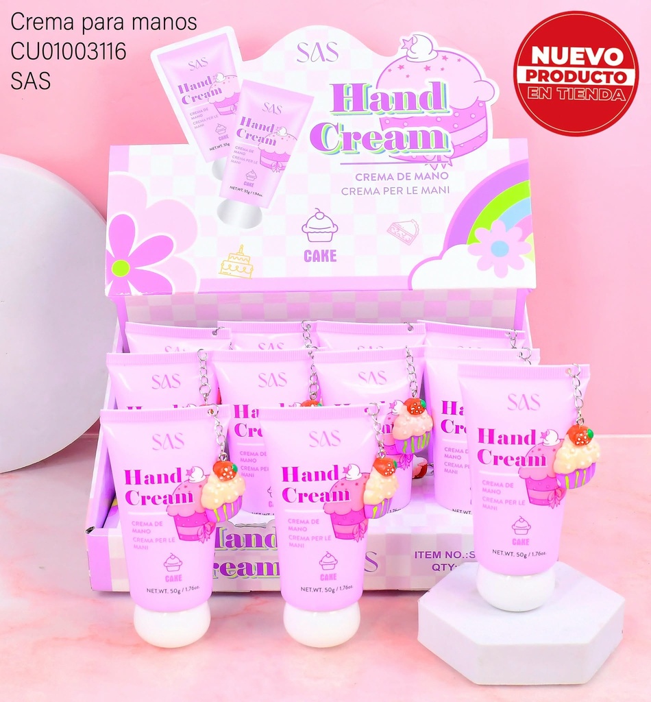 CREMA SAS P/MANO CAKE SAH182