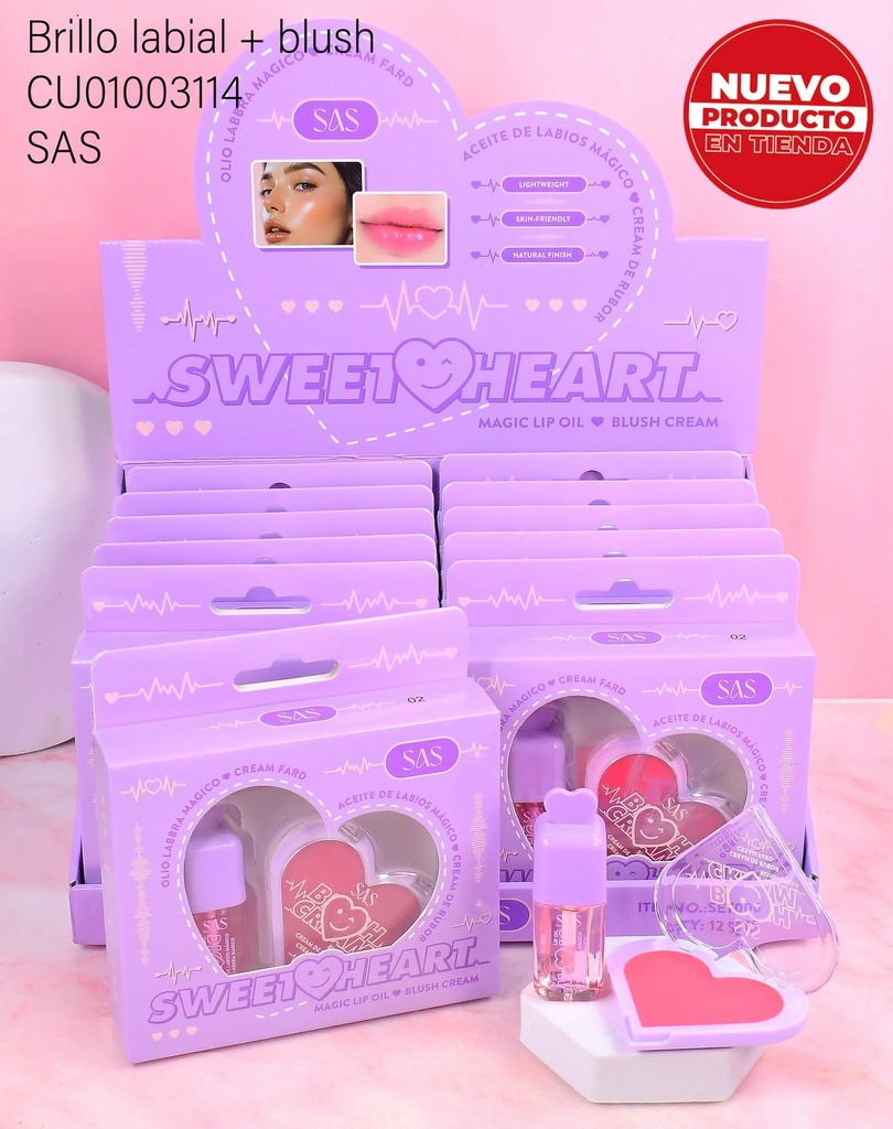 KIT 2 PCS SWEET HEART SET006