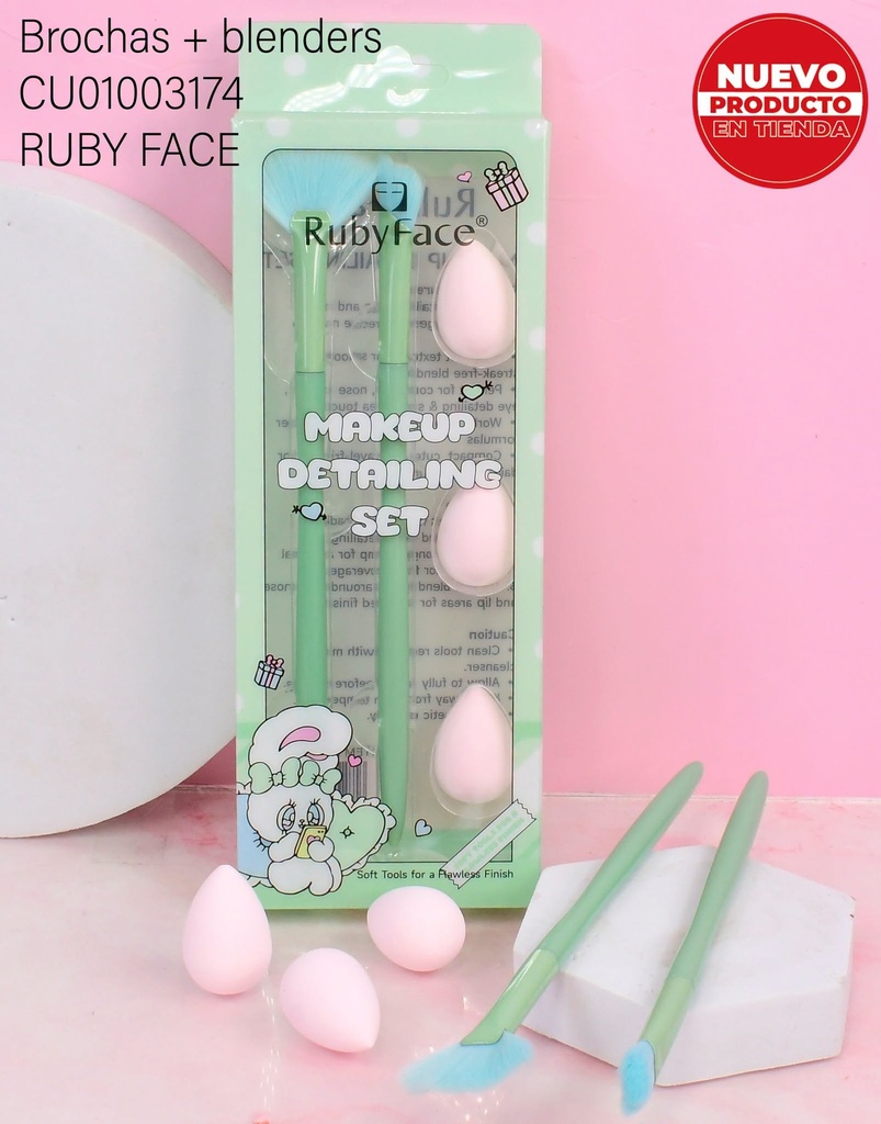 SET 5 PCS BROCHAS+ BLENDER SZMN03