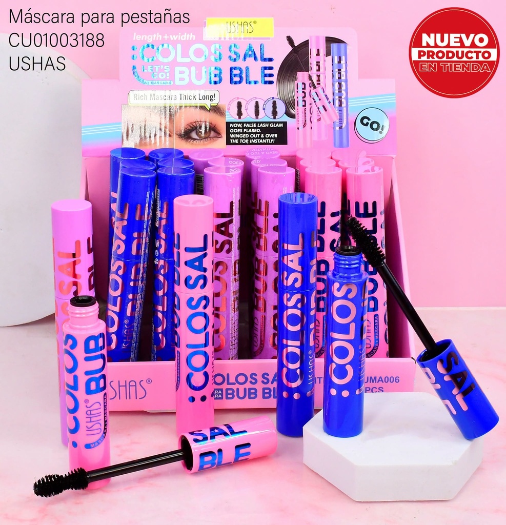 MASCARA PARA PESTAÑAS COLOSAL BUBBLE USHAS UMA006