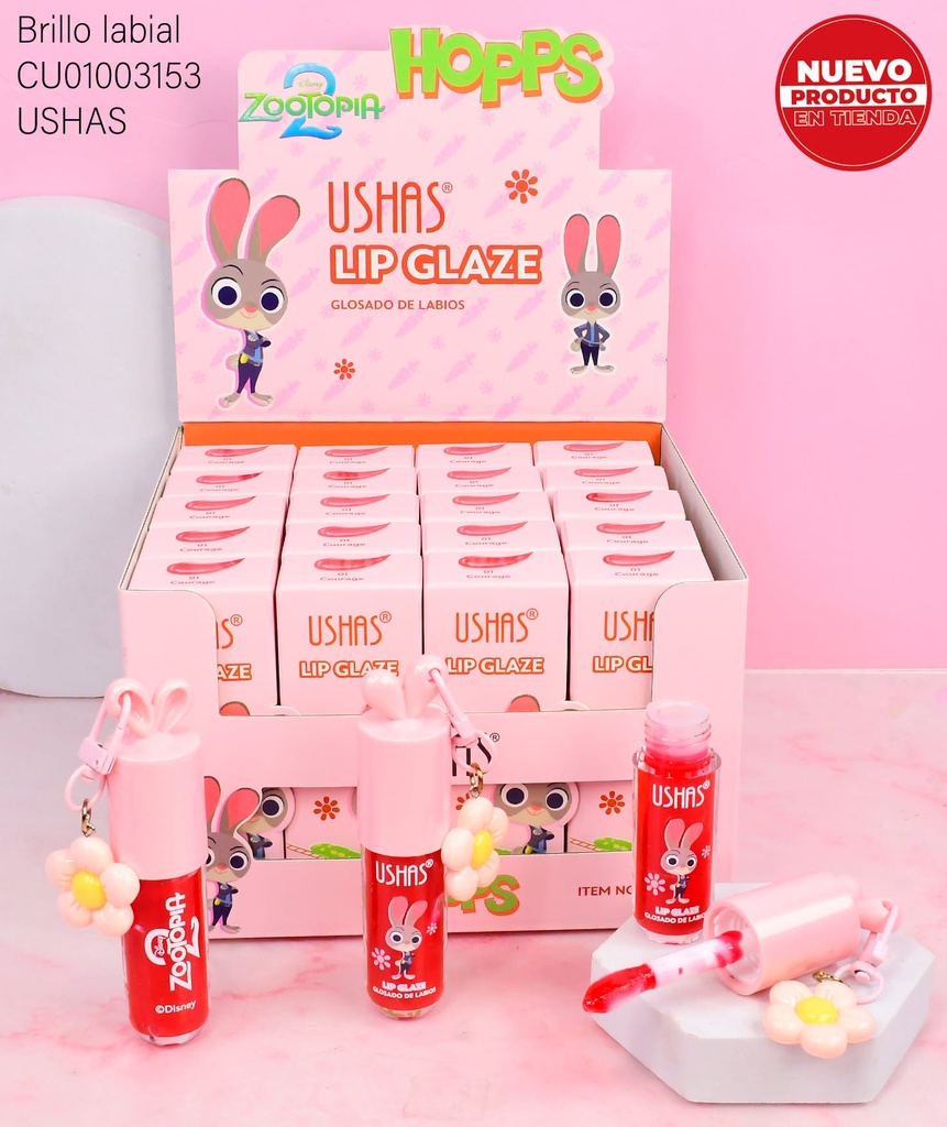 LIP GLAZE ZOOTOPIA 2 HOPPS UDS002-1