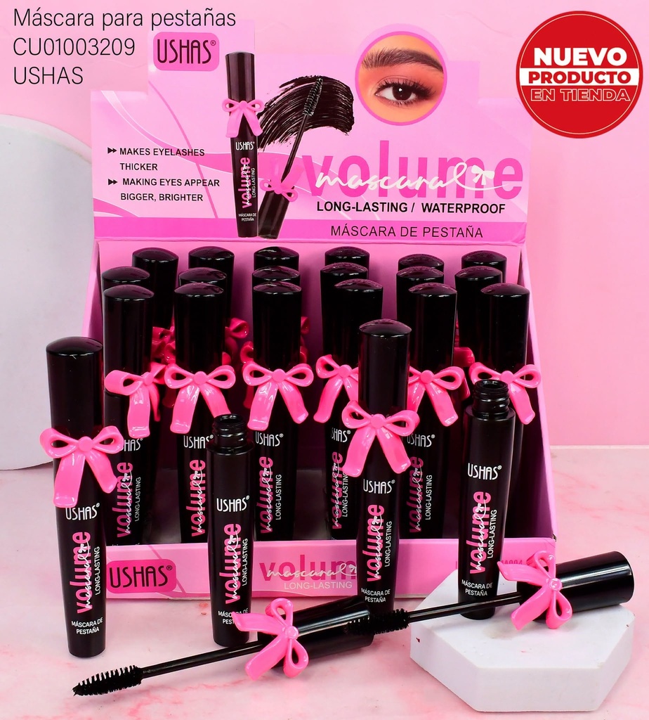 MASCARA USHAS VOLUMEN PINK UMA004