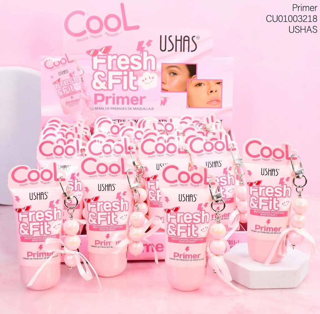 PRIMER COOL FRESH & FIT MOUSTURING HYDRATION ROSE EXTRACT UFS011-1
