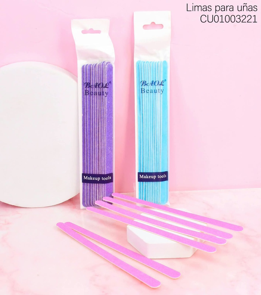 PAQUETE DE 12 LIMAS CARTON BEAUTY XL BAOL D1729