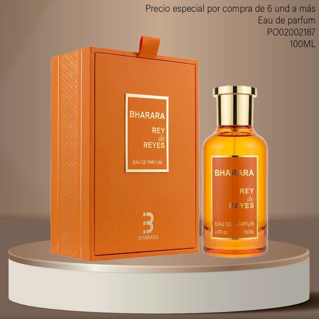 PERFUME BHARARA REY DE REYES ORANGE MEN EDP 100ML