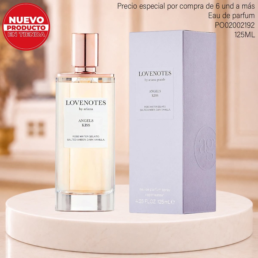 PERFUME LOVENOTES ANGELS KISS ARIANA GRANDE EDP 125ML