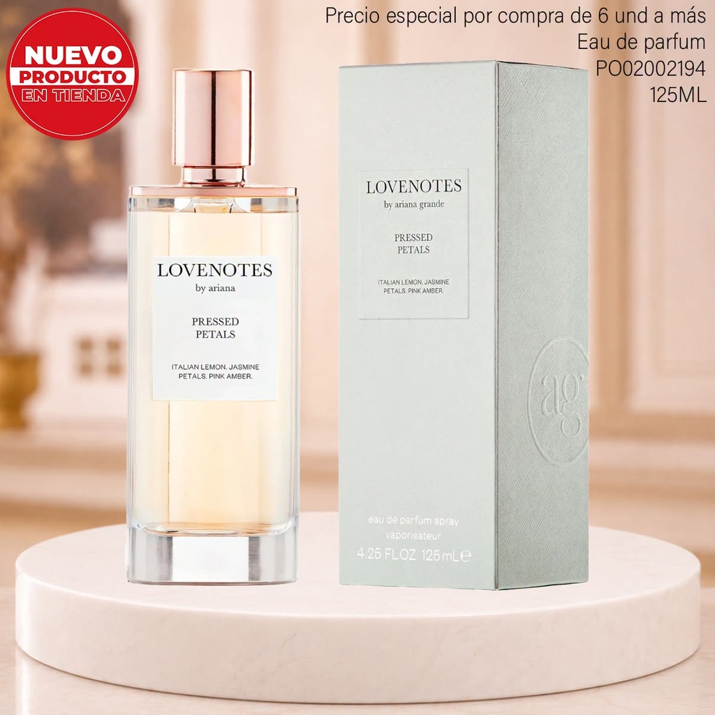 PERFUME LOVENOTES PRESSED PETALS ARIANA GRANDE EDP 125ML