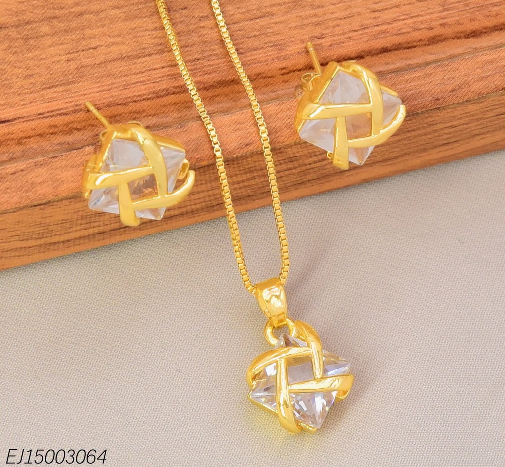 SET RB. ZIRC. LINEAS ENTRELAZADAS SE1610-104 (INV526)