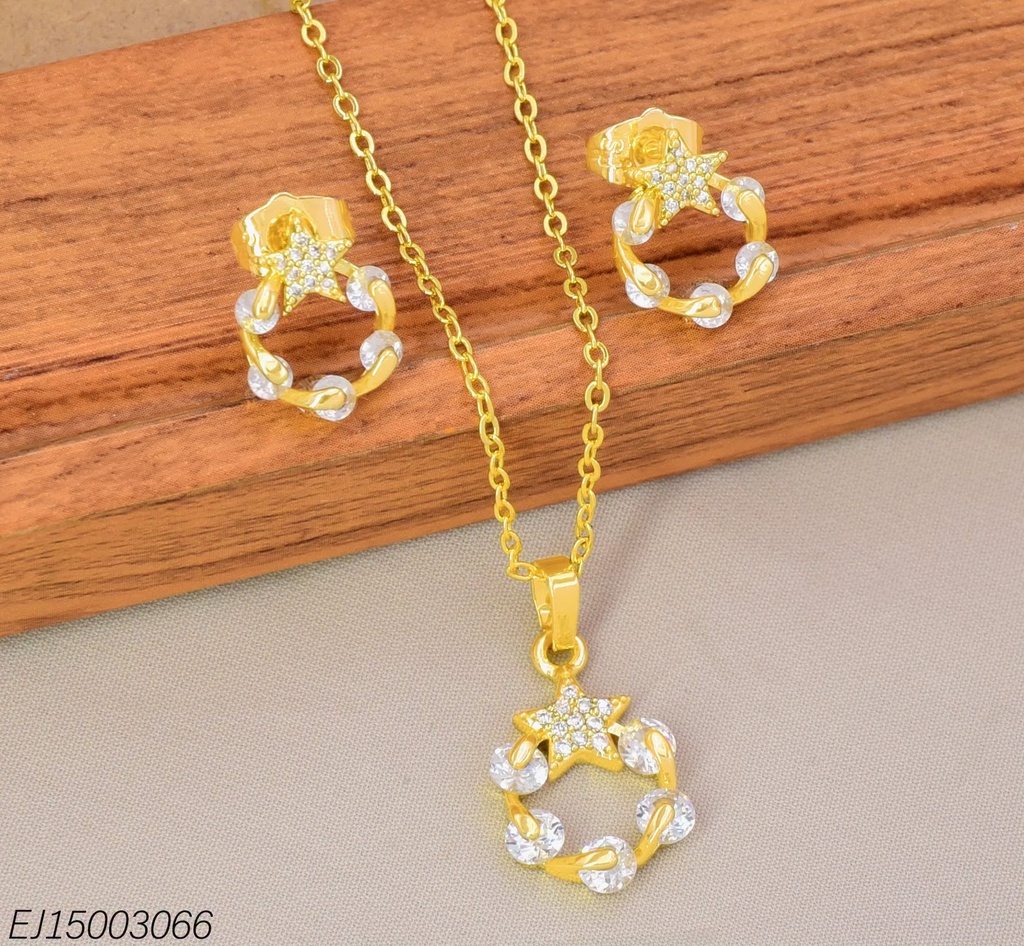SET RD. ZIRC. ESTRELLA SE1612-10 (INV526)